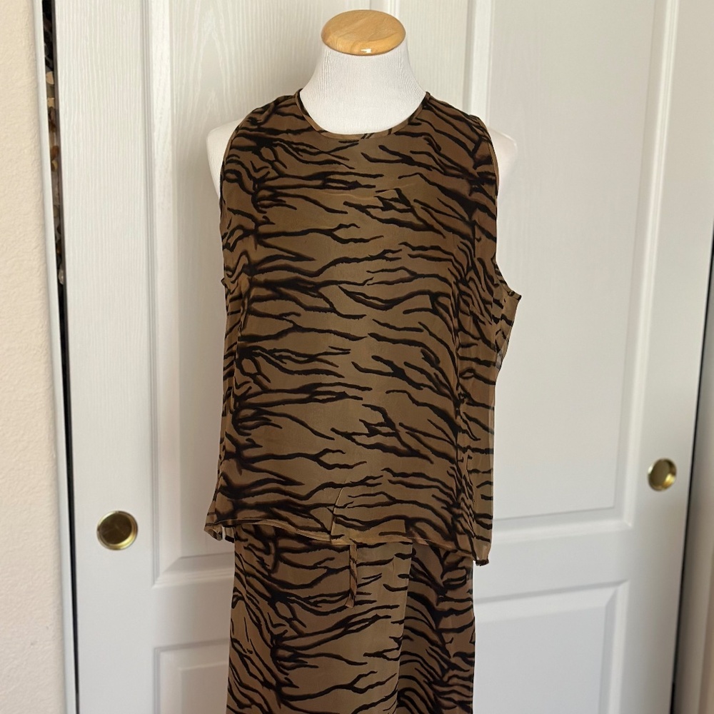 Silk Skirt and Top set